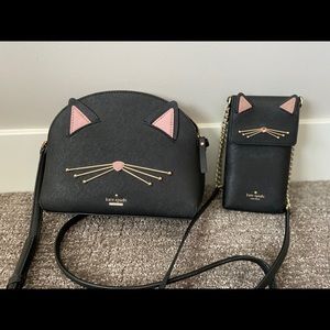 Kate Spade Cat Purse and iPhone Case